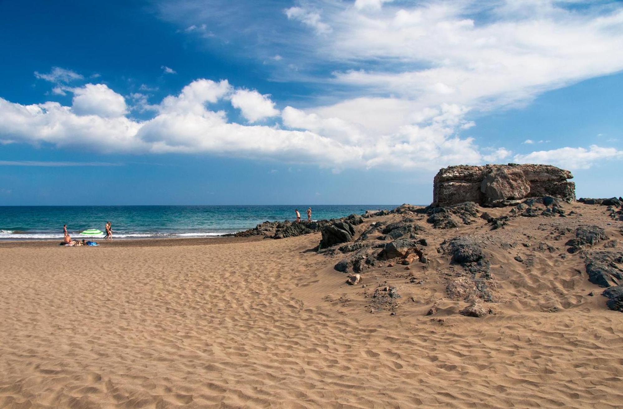Beachfront Apartment Las Burras Mra 02 San Agustín Buitenkant foto